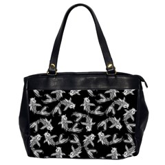 Koi Fish Pattern Oversize Office Handbag (2 Sides) by Valentinaart