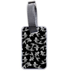 Koi Fish Pattern Luggage Tag (two Sides) by Valentinaart