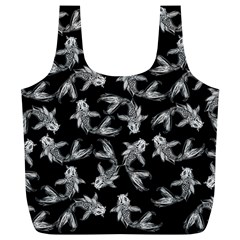 Koi Fish Pattern Full Print Recycle Bag (xl) by Valentinaart