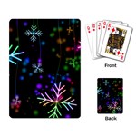 Snowflakes Playing Cards Single Design Back