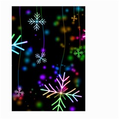 Snowflakes Large Garden Flag (two Sides) by HermanTelo