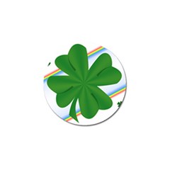 Shamrock Clover Saint Patrick Leaves Golf Ball Marker (10 Pack) by HermanTelo