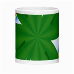 Shamrock Clover Saint Patrick Leaves Morph Mugs Center