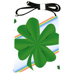 Shamrock Clover Saint Patrick Leaves Shoulder Sling Bag