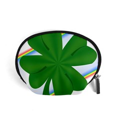 Shamrock Clover Saint Patrick Leaves Accessory Pouch (small)