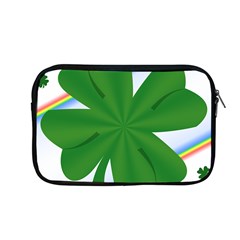 Shamrock Clover Saint Patrick Leaves Apple Macbook Pro 13  Zipper Case