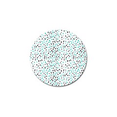 Seamless Texture Fill Polka Dots Golf Ball Marker (10 Pack) by HermanTelo