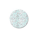 Seamless Texture Fill Polka Dots Golf Ball Marker (10 pack) Front