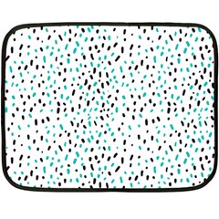 Seamless Texture Fill Polka Dots Fleece Blanket (mini)