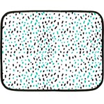 Seamless Texture Fill Polka Dots Double Sided Fleece Blanket (Mini)  35 x27  Blanket Front