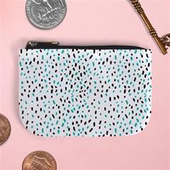 Seamless Texture Fill Polka Dots Mini Coin Purse