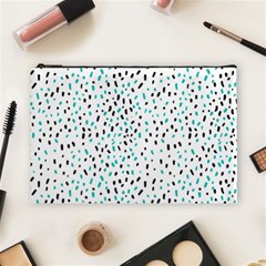 Seamless Texture Fill Polka Dots Cosmetic Bag (large)