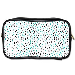 Seamless Texture Fill Polka Dots Toiletries Bag (two Sides)