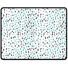 Seamless Texture Fill Polka Dots Fleece Blanket (medium) 