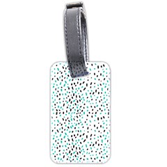 Seamless Texture Fill Polka Dots Luggage Tag (two Sides) by HermanTelo