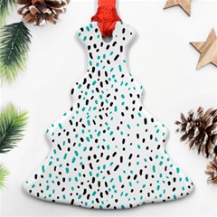 Seamless Texture Fill Polka Dots Ornament (christmas Tree) 