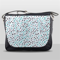 Seamless Texture Fill Polka Dots Messenger Bag