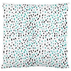 Seamless Texture Fill Polka Dots Large Cushion Case (one Side)