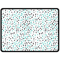 Seamless Texture Fill Polka Dots Double Sided Fleece Blanket (large)  by HermanTelo