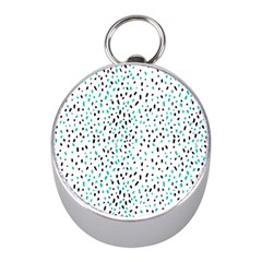 Seamless Texture Fill Polka Dots Mini Silver Compasses by HermanTelo