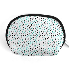 Seamless Texture Fill Polka Dots Accessory Pouch (medium)