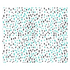 Seamless Texture Fill Polka Dots Double Sided Flano Blanket (small) 