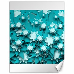 Stars Christmas Ice 3d Canvas 12  X 16  by HermanTelo