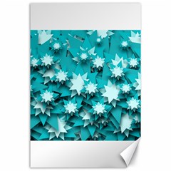 Stars Christmas Ice 3d Canvas 24  X 36  by HermanTelo