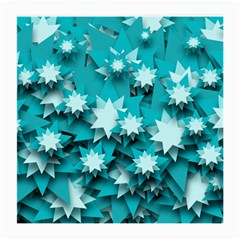 Stars Christmas Ice 3d Medium Glasses Cloth (2 Sides) by HermanTelo