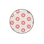 Stamping Pattern Red Hat Clip Ball Marker (4 pack) Front