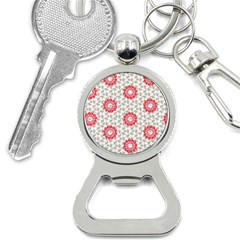 Stamping Pattern Red Bottle Opener Key Chain