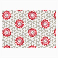 Stamping Pattern Red Large Glasses Cloth by HermanTelo