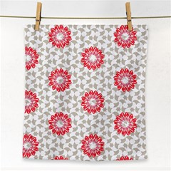 Stamping Pattern Red Face Towel