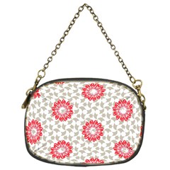 Stamping Pattern Red Chain Purse (one Side) by HermanTelo