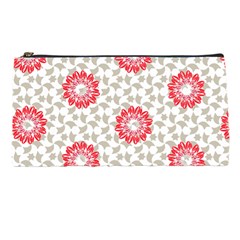 Stamping Pattern Red Pencil Cases by HermanTelo