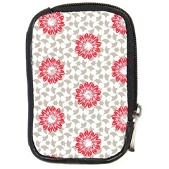 Stamping Pattern Red Compact Camera Leather Case by HermanTelo