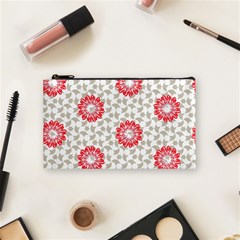 Stamping Pattern Red Cosmetic Bag (small)