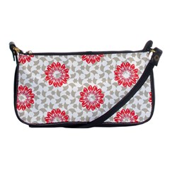 Stamping Pattern Red Shoulder Clutch Bag by HermanTelo