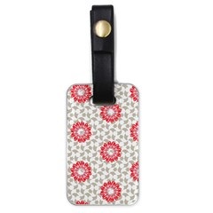 Stamping Pattern Red Luggage Tag (one Side)