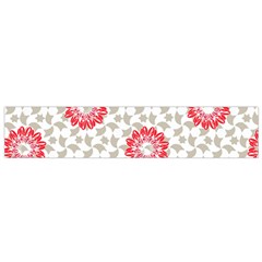 Stamping Pattern Red Small Flano Scarf