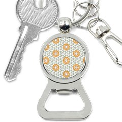 Stamping Pattern Yellow Bottle Opener Key Chain by HermanTelo