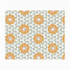 Stamping Pattern Yellow Small Glasses Cloth (2 Sides)