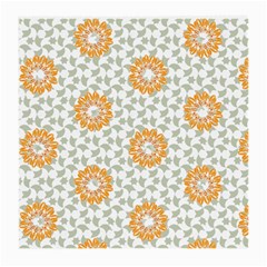 Stamping Pattern Yellow Medium Glasses Cloth