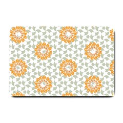 Stamping Pattern Yellow Small Doormat 