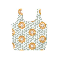 Stamping Pattern Yellow Full Print Recycle Bag (s)