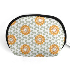 Stamping Pattern Yellow Accessory Pouch (medium)