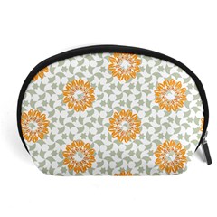 Stamping Pattern Yellow Accessory Pouch (large)