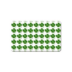 Shamrocks Clover Green Leaf Magnet (name Card) by HermanTelo