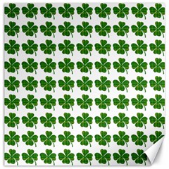 Shamrocks Clover Green Leaf Canvas 16  X 16 