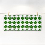 Shamrocks Clover Green Leaf Hand Towel Front